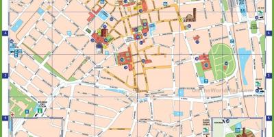 Milan itali tërheqjet hartë