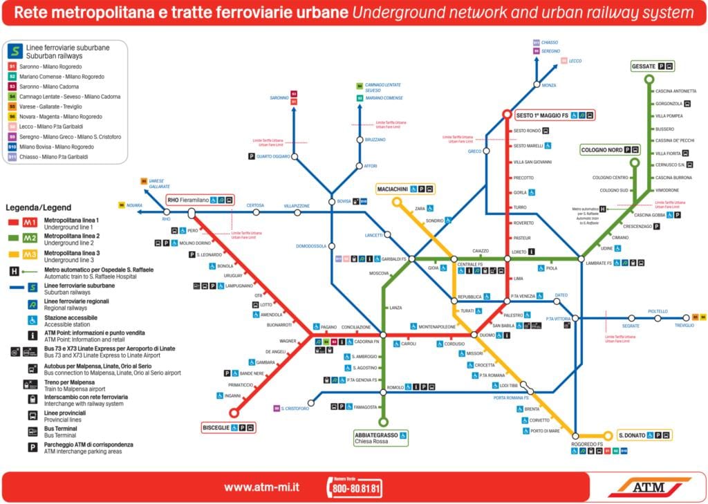 harta e lampugnano stacioni i autobusëve milan