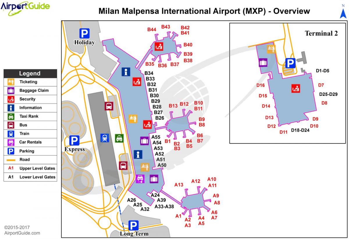 milano aeroporti hartë
