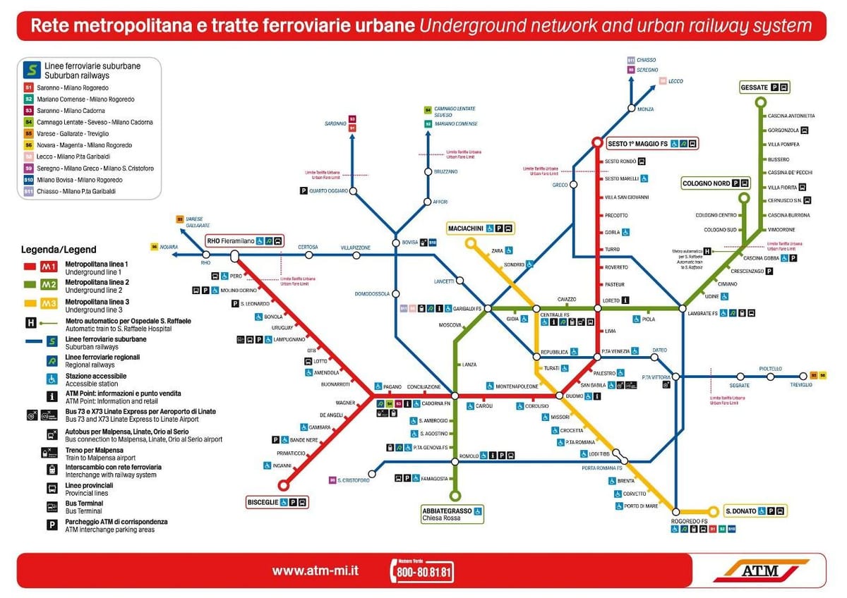 harta e milan autobus 73 rrugë