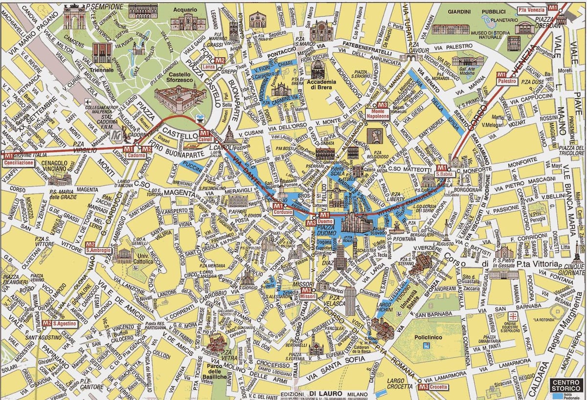 milano itali hartë