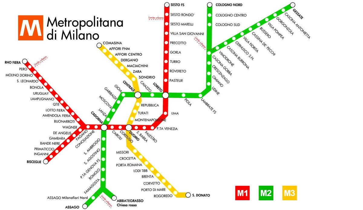 metro hartë milano