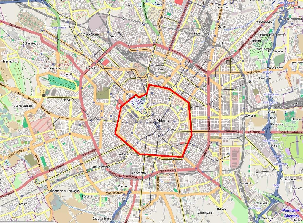 milan zonën c harta