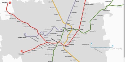 Harta e atm milano tramvaj