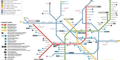 Harta e lampugnano stacioni i autobusëve milan