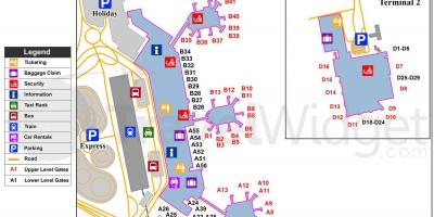 Harta e milan aeroportet dhe stacionet e trenave