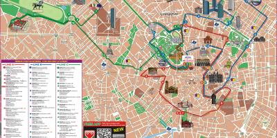 Harta e milan autobus itinerari