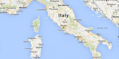 Milan në hartë të botës