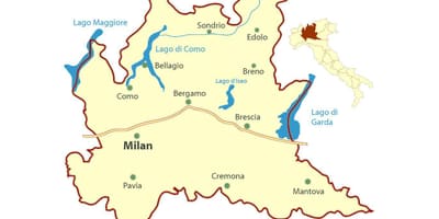 Harta e milan lombardia
