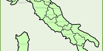 Harta e italisë, duke treguar milan