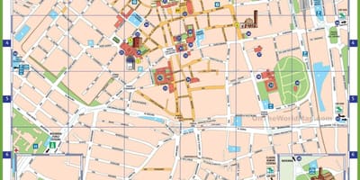 Milan itali tërheqjet hartë