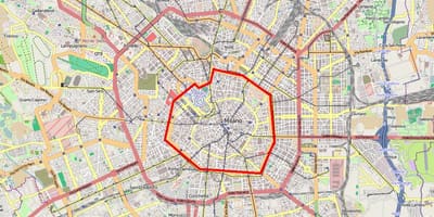 Milan zonën c harta
