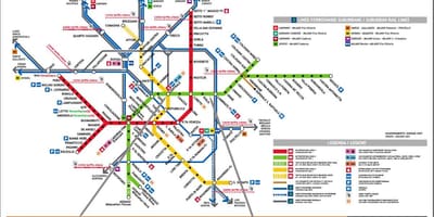 Harta e milano centrale stacioni i trenit